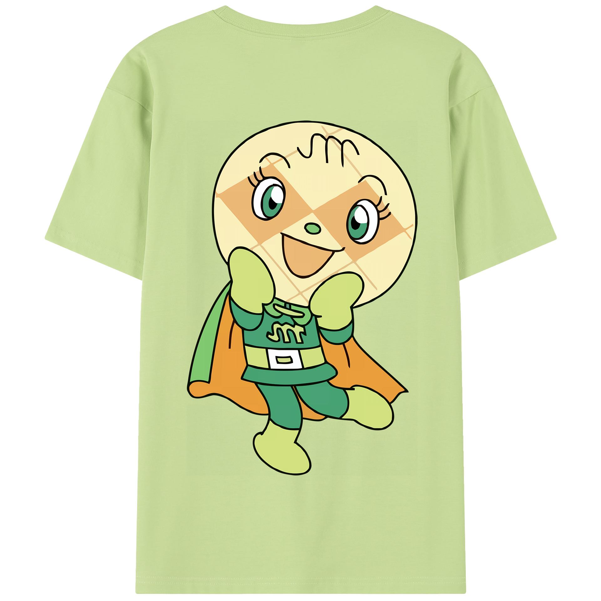 （画像用） アンパンマン Anpanman 綿100％半袖Tシャツ（背面プリント）